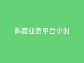 抖音业务平台24小时,ks业务在线下单平台 - qqcvip十年沉淀官网下载2024 - 1块一万qq主页点赞